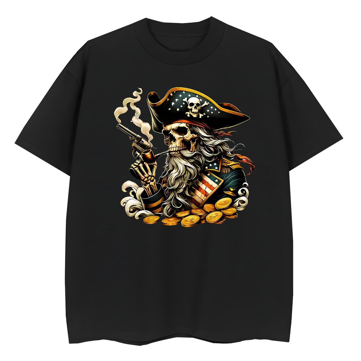 2024 DIY T Shirt For Woman 100% Cotton 230g Comfortable Hip Hop Street pistol Couples T Shirts Free Shipping DIY Printed Tshirts