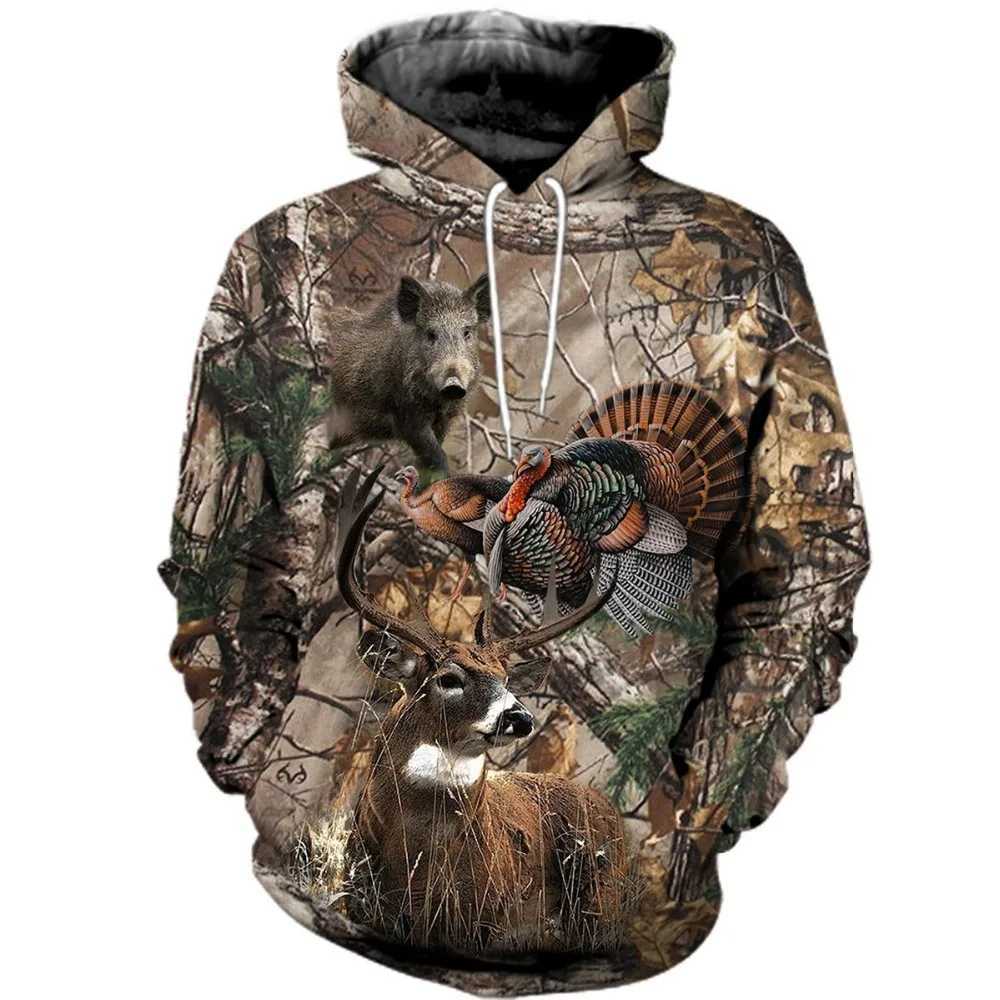 2024 Four Seasons Maple Leaf Camouflage 3D Sports Shirt Mens Fishing Outdoor Camping Hunting Clothing Jacket Mens Hoodie LX241011