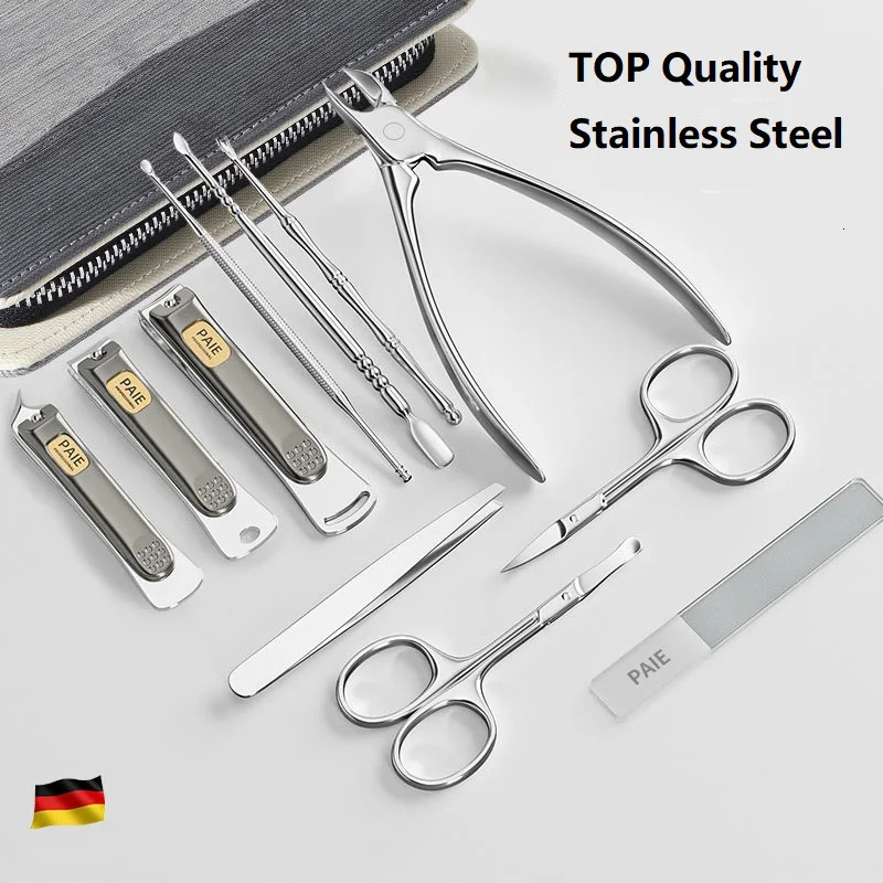 German High Quality Nail Clipper Set Upscale Durable Nail Trimmer Set Portable Home Nail Tool Toenail Thick Nail Clippers 240927