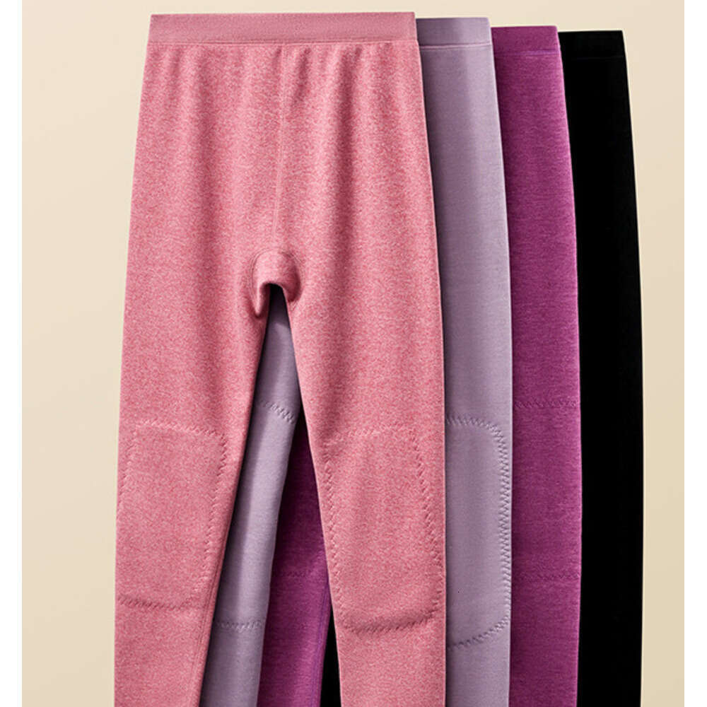 Wool and Silk Extended Women's Warm Thickened with Velvet, Underwear Bottom, Autumn Cotton Pants Velvet Autumn/Winter Thick