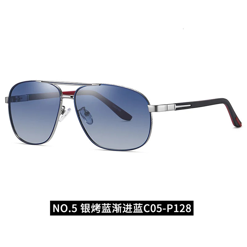 Mens polarized sunglasses metal frame driving travel vacation leisure UV protection sunglasses 241007