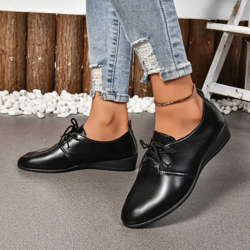 2024 genuine leather summer sandals womens casual shoes Moccasins soft toe womens shoes womens flat shoes Y241011