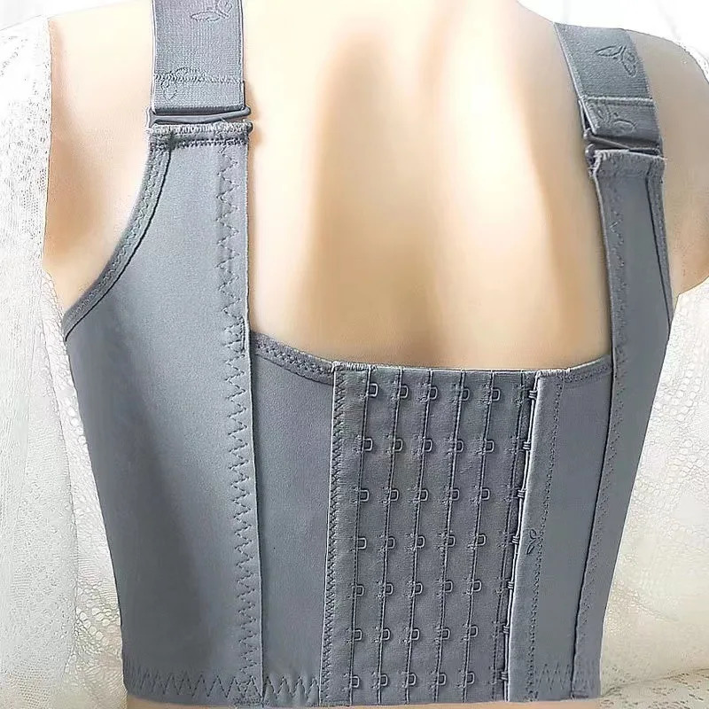 Wireless push up womens bra full set solid underwear womens adjustable plus size underwear 38 40 42 48 50 C D E F 241008