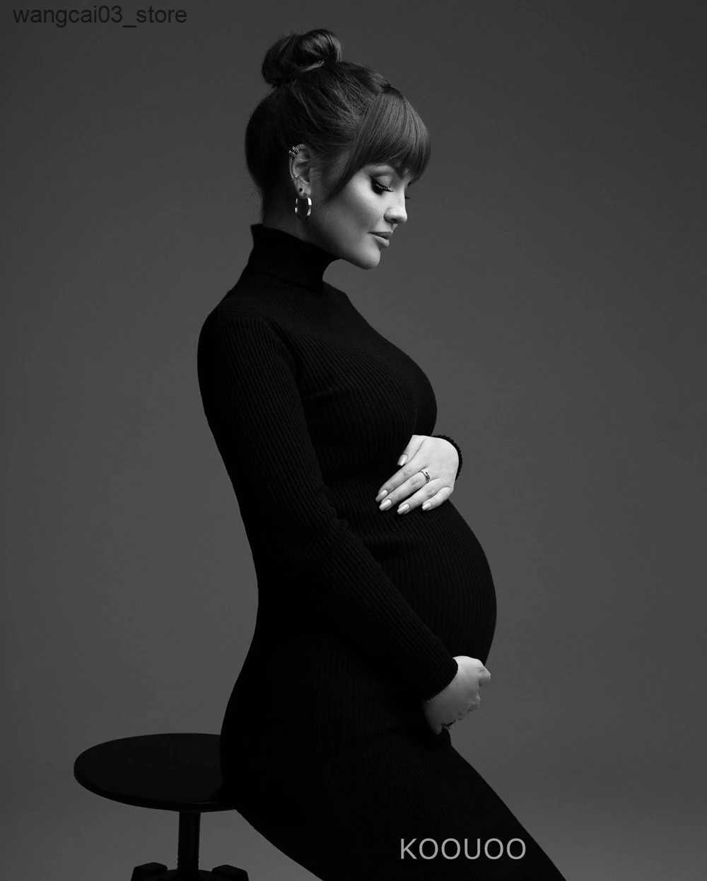Maternity Dresses Maternity Dresses For Photoshoot Pregnancy Women Bodycon Maxi Long Dresses Clothes for Pregnant Photography Babyshower Props L240910