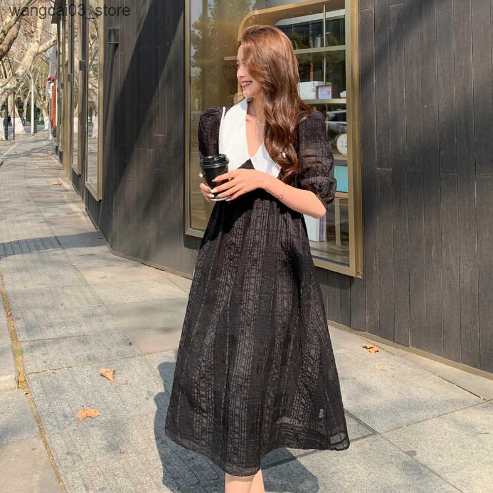 Maternity Dresses Fashion New Casual Maternity Dress Maternity Clothes Pregnant Women Short Sleeve Bodycon Dress Sexy Solid Dress Robe Femme L240910