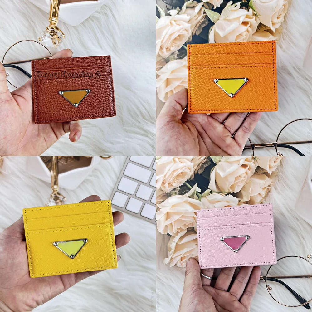 Card Holders luxury Designer Wallet Without Box Credit ID Card Holder Purse Sheepskin Leather Bags Plaid Cardholder Billfold Case For Men Women Mini Coin Purse tx456