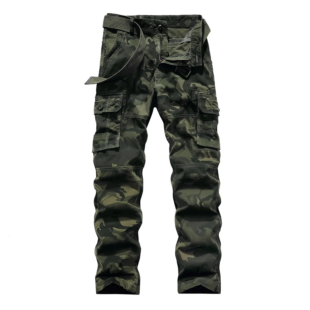 Mens Fashion Pants Pocket Large Y2K Street Clothing Camouflage Pants Autumn Winter Pants 240930
