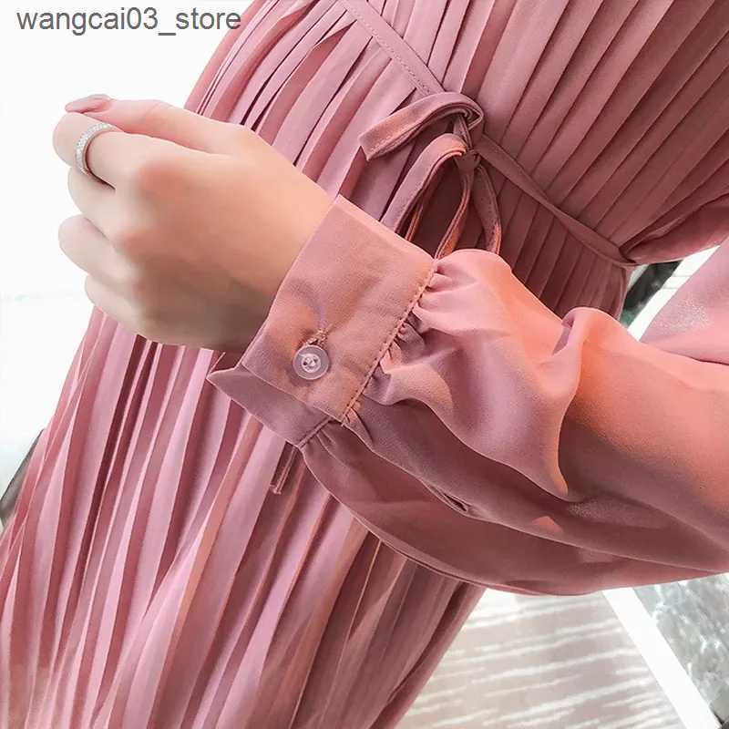 Maternity Dresses New Fashion Maternity Dresses Spring Autumn Long Pregnancy For Pregnant Women Dress Casual Clothes Plus Size L240910