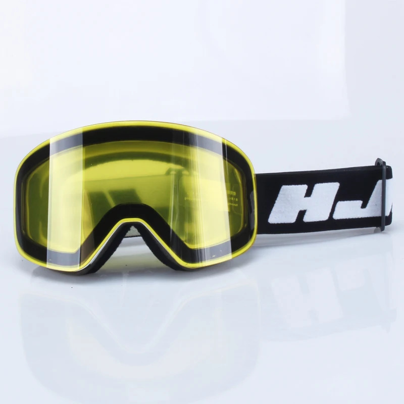 HJC Ski Goggles with Magnetic Double Layer Lens Magnet Skiing Anti-fog Snowboard Goggles Men Women Ski Glasses Eyewear more lens 241007