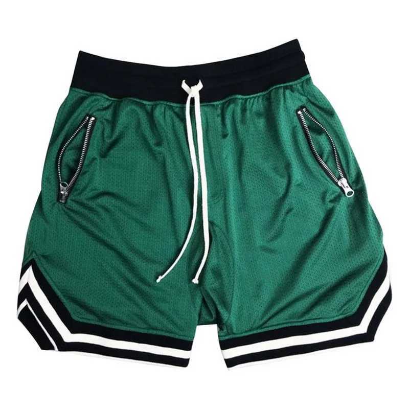 Street basketball shorts mens mesh gym fitness jogging casual breathable quick drying sportswear mens hip-hop shorts summer W250324