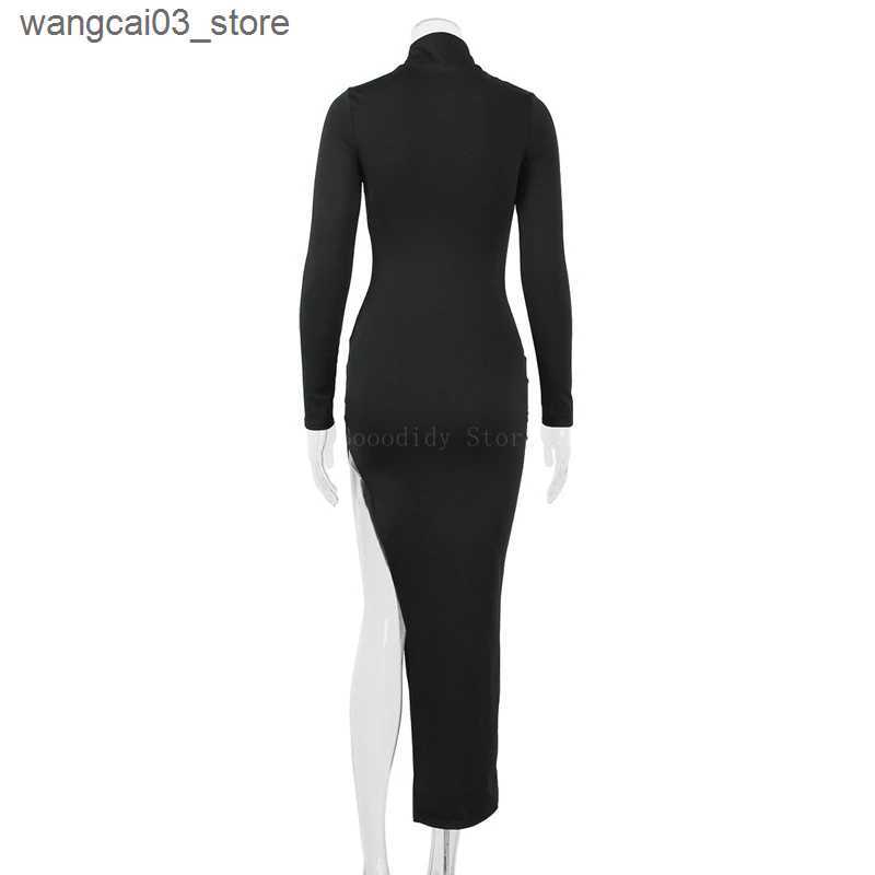 Maternity Dresses Maternity Dresses Stylish Maternity Gown with Elegant Round Neckline Perfect for Pregnancy Photoshoots L240910