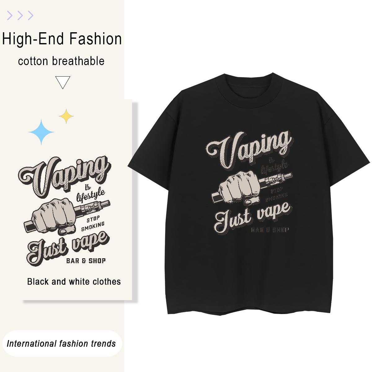 Designer T Shirt For Woman 230g Pure Cotton Crew Neck Outdoor tool Women Tshirts Loose DIY Anime Printed Clothes Shirt