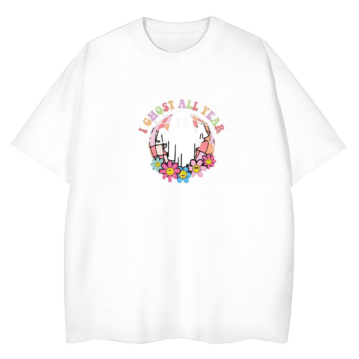 Fashion T-Shirts 230g 100% Cotton Breathable Crew Neck Sport skull Woman Tshirt Designer Nice Anime Top Tees