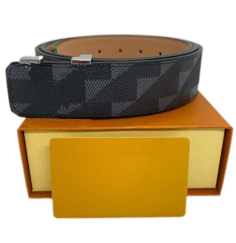 Luxury Designer Belt for Women Genuine Leather Cowhide Width 3.8cm 100-125cmMen Designers Belts Bronze Buckle Silver Womens Waistband VVVV