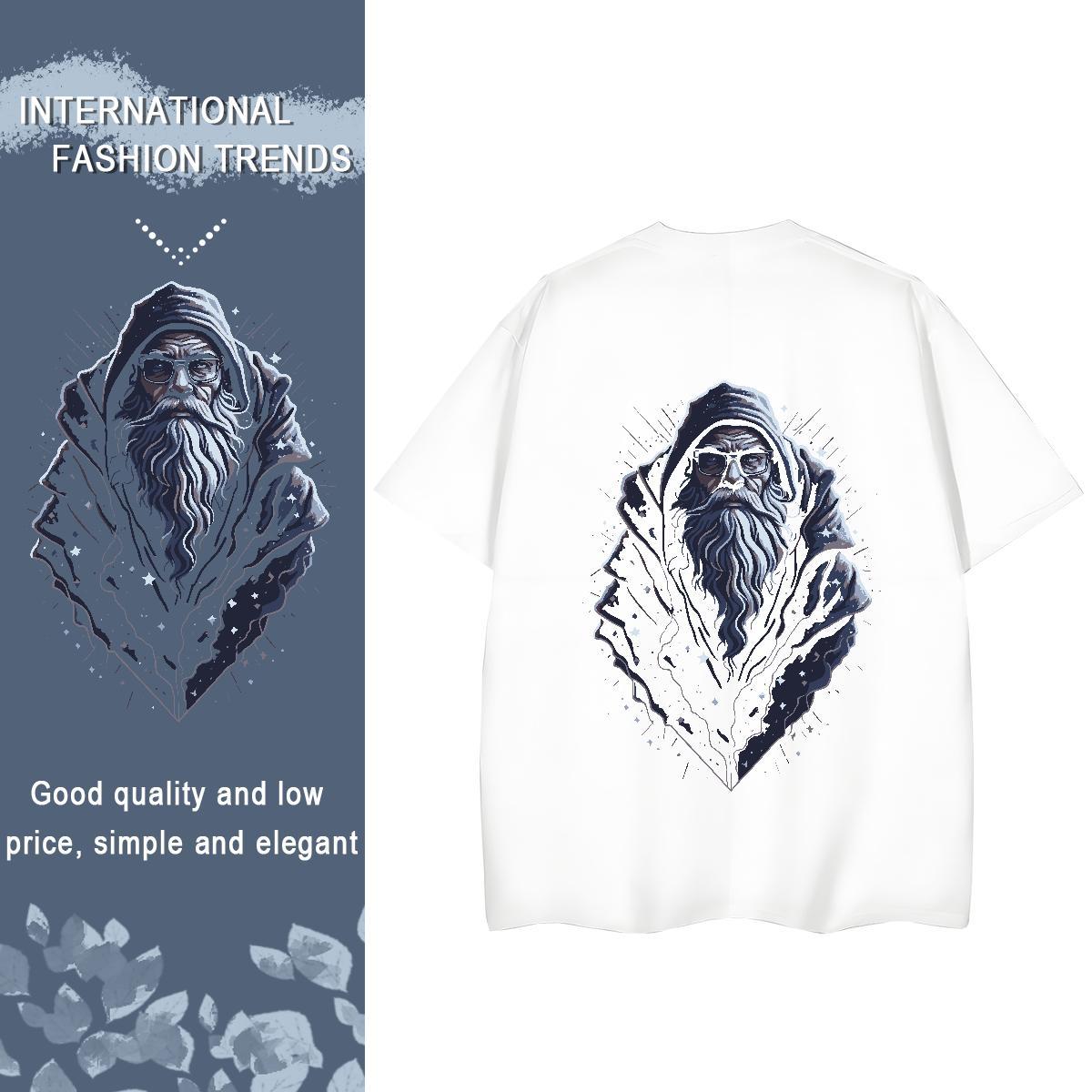 2024 Designer Women T Shirts 230g Pure Cotton O Neck Short Sleeves Hip Hop Street portrait Womens Tshirts Brand Custom Print Plus Size Tops