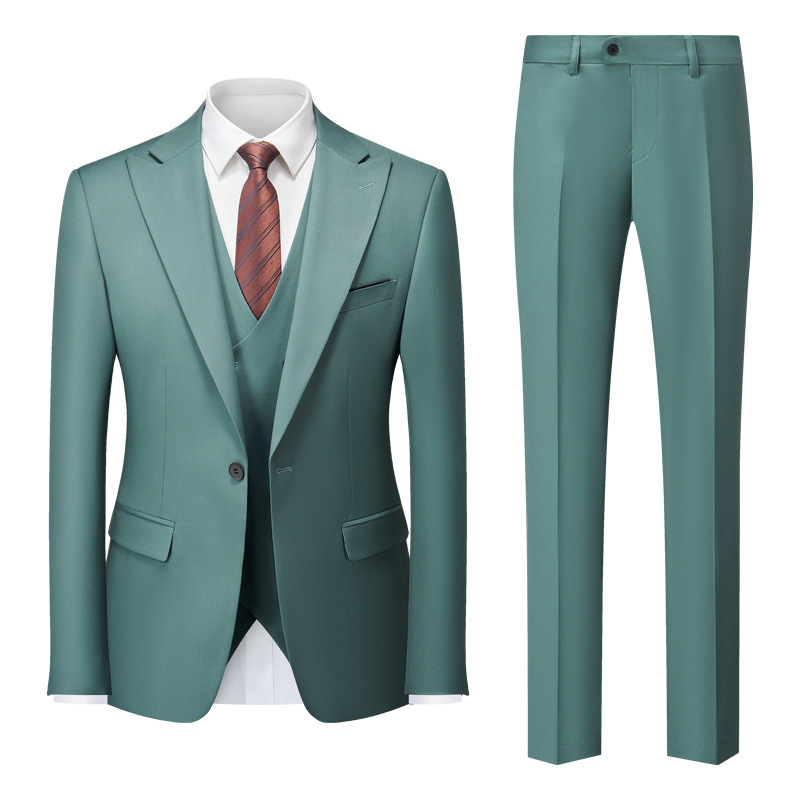 New men's business casual suit, foreign trade cross- wedding groom's formal