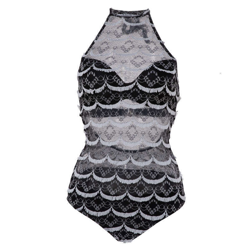 2022 New One-Piece Swimsuit Women's Steel Holder Gathers Sexy Mermaid Scale Pattern Hollow Hot Spring Bikini Women