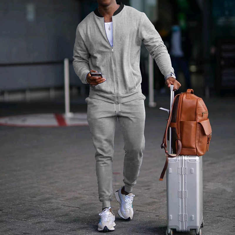 New Mens Jumper Top t shirt tracksuits trendy cotton sports casual loose high street Top Spring and autumn new men's suit men leisure outdoor spo