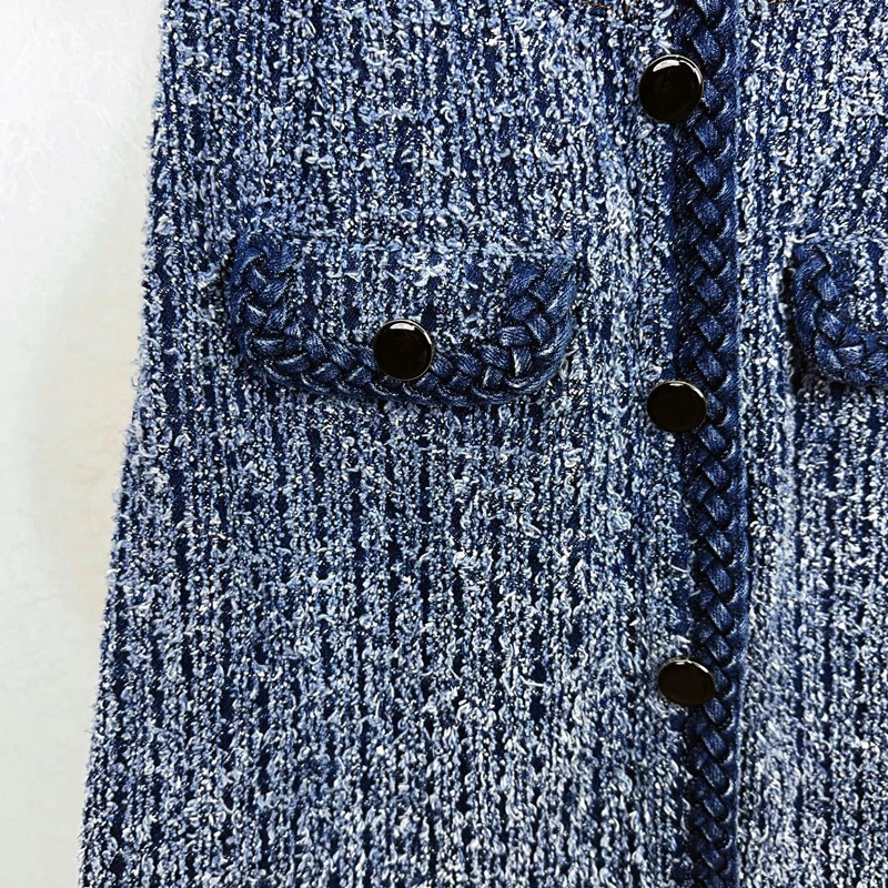 Autumn Coarse Knitted Womens Mini Dress Square Collor Short Sleeve Womens Party Dress with Belt and Pocket 241010