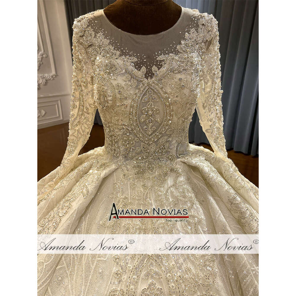 Puffy Ball Gown Wedding Dress For Bride