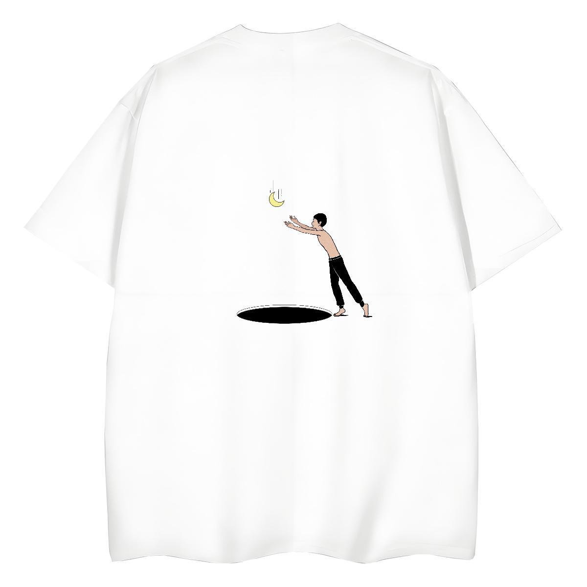 2024 Designer T shirt 230g Pure Cotton Breathable Short Sleeve Casual Beach portrait Women Tees Female DIY Anime Printed Clothes Shirt