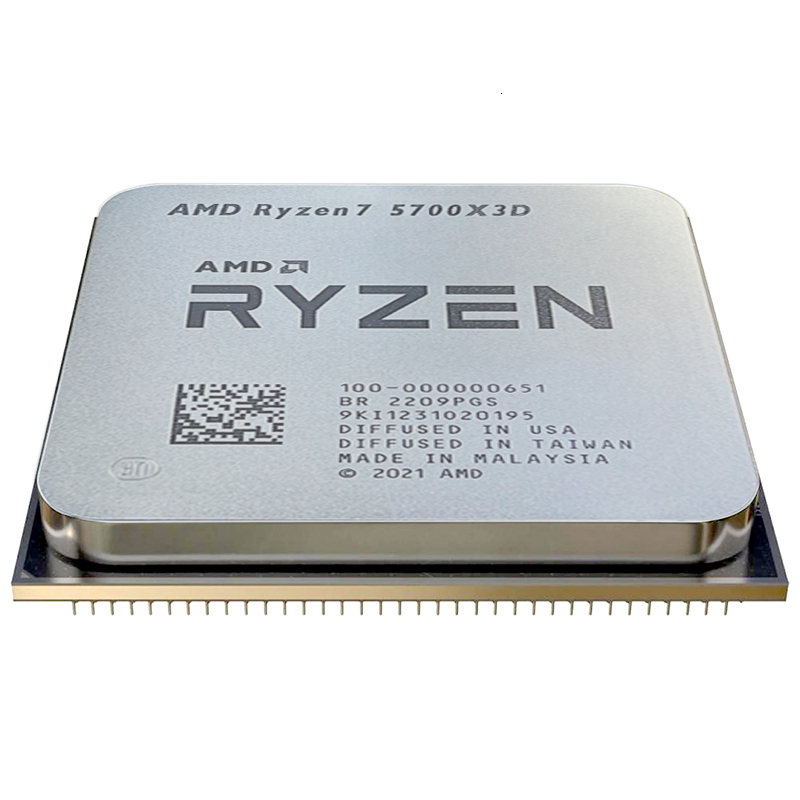 New AMD Ryzen 7 5700x3d CPU R7 5000 Serie 8 Core 16 Thread 3.0 GHz Socket AM4 Processor 7NM L3=96M105W None Integrated Graphic