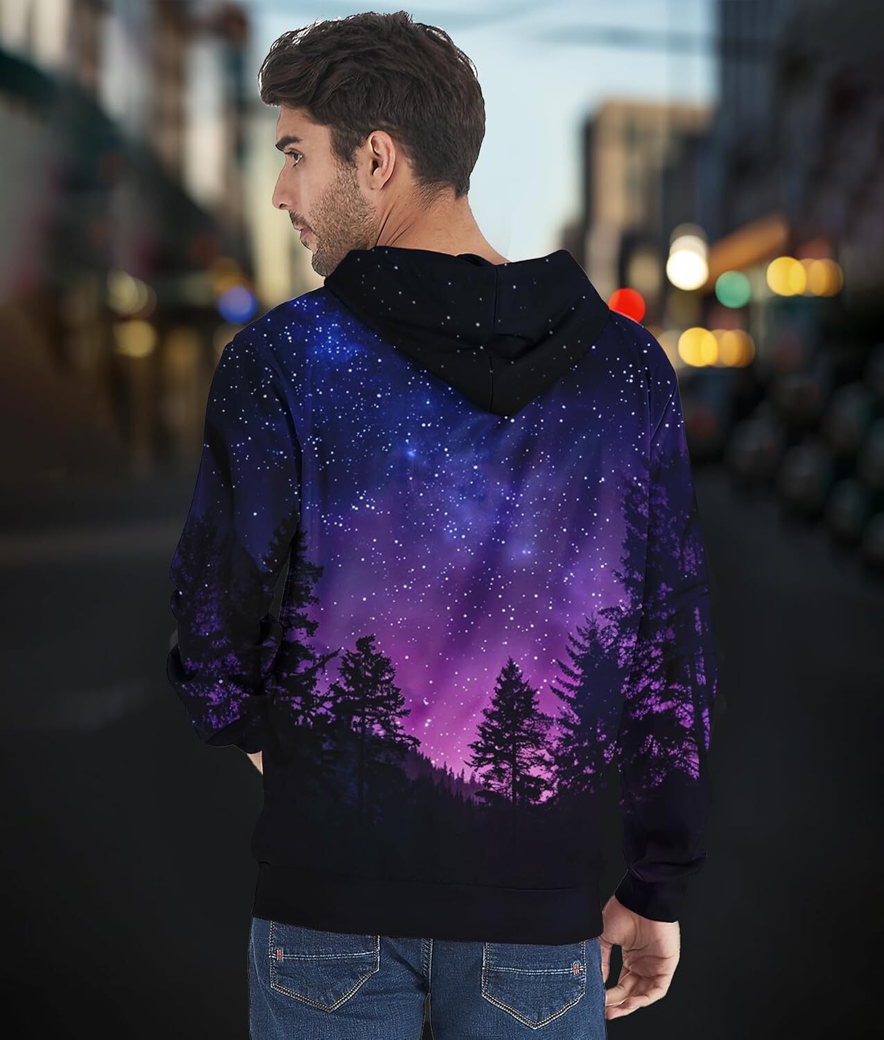 Hoodie for Mens Womens 3D Novelty Hoodies Pullover Sweatshirt Graphic Print With Pockets Graphic Hoodies sweatshirt Pullover Long Sleeve keep warm