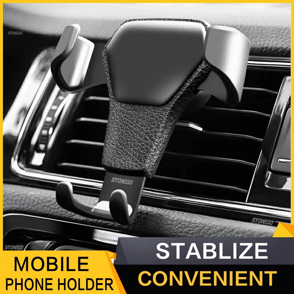 STONEGO Gravity Car Mount for Mobile Phone Holder Car Air Vent Clip Stand Cell Phone GPS Support for Stonego , Phone