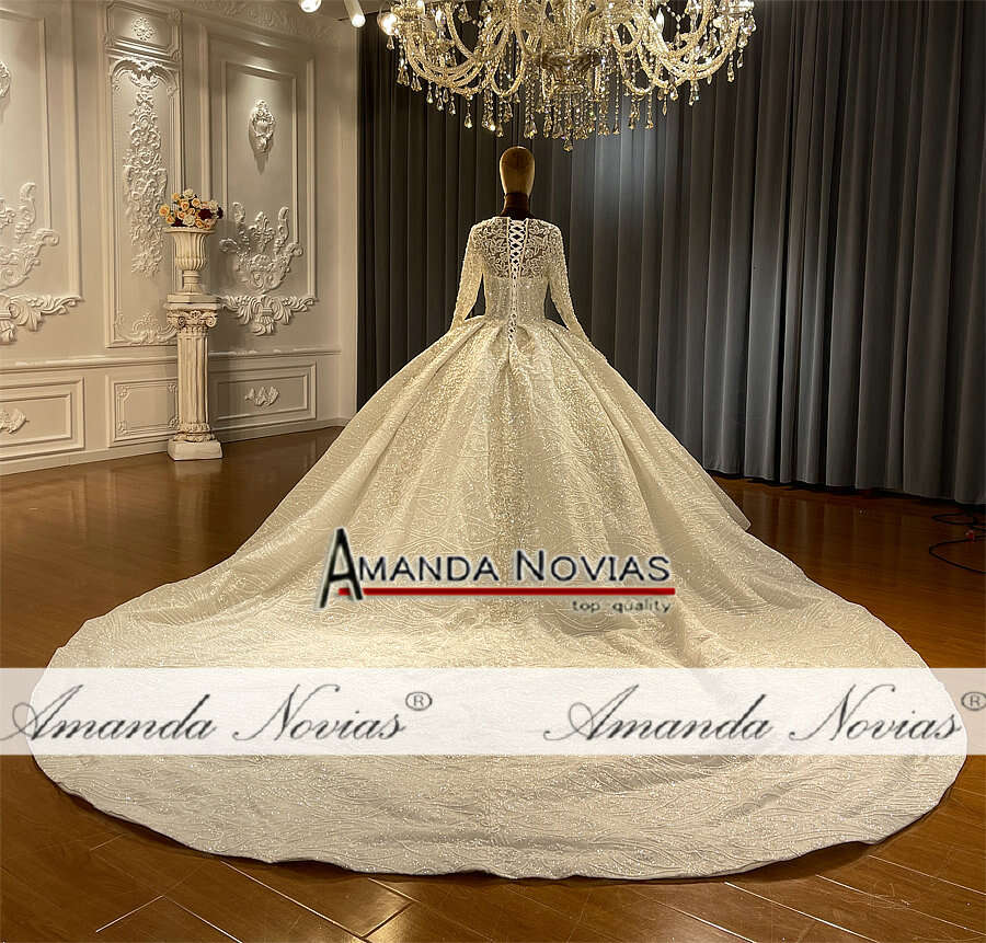 Puffy Ball Gown Wedding Dress For Bride