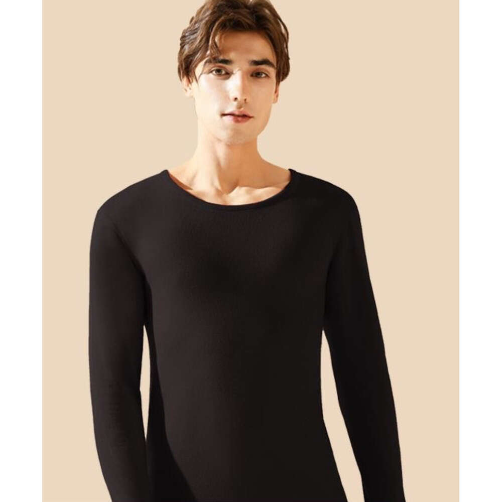 Mink cashmere silk thermal underwear set men women, clothes pants for couples, autumn and winter