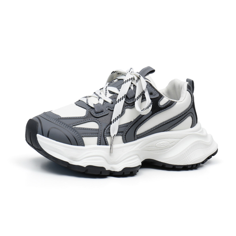 Autumn New Thick Soled Korean Version Breathable and Wear-resistant Fashionable Casual Shoes