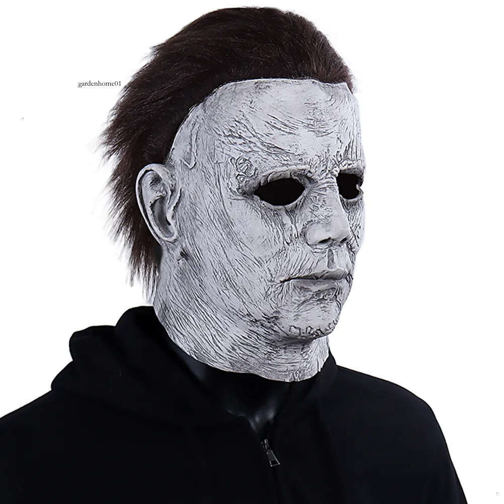 Party Mas Halloween Michael Myers Killer Mask Cosplay Horror Bloody Latex Helmet Carnival Masquerade Costume Props 1011