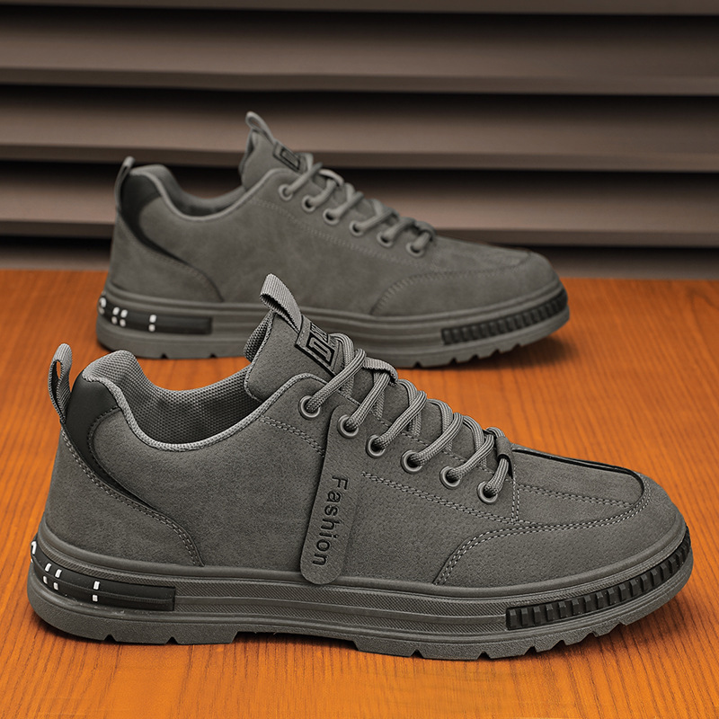 New Autumn Durable Labor Protection Anti slip Construction Site Wear Trend Versatile Work Shoes Men's Style