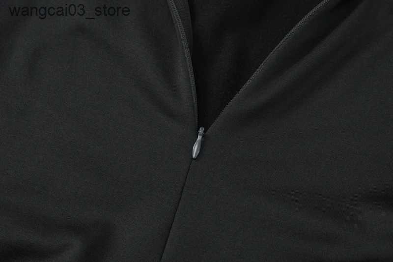 Maternity Dresses Maternity Dresses Petite Milk Silk Jumpsuit with Zipper SleevesStreet Style Pants Turtleneck for Pregnant Women Photography L240910