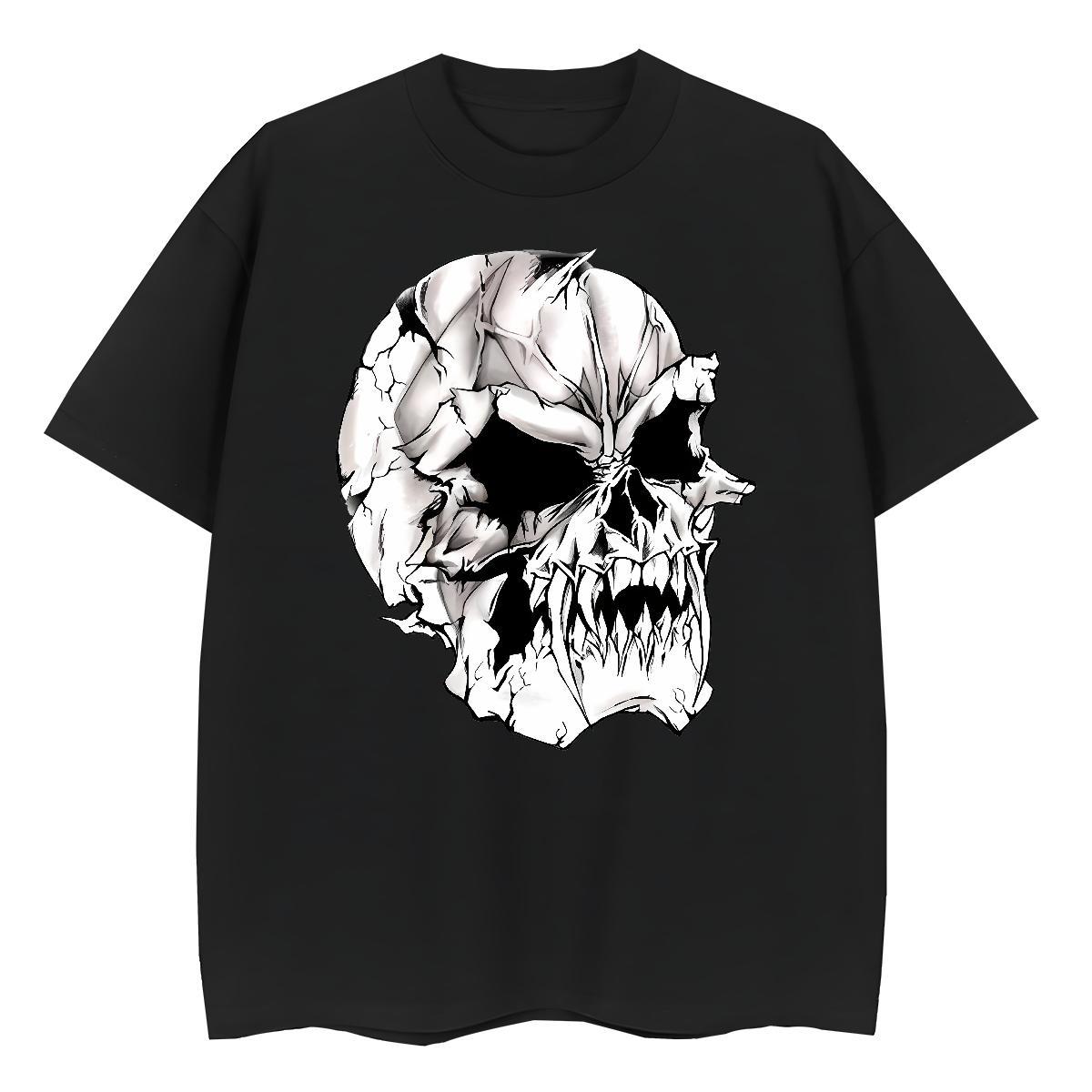 Fashion New Woman T Shirts 230g Pure Cotton Breathable Crew Neck Casual skull Woman Tshirt Designer Nice Custom Print Oversized Top Shirts