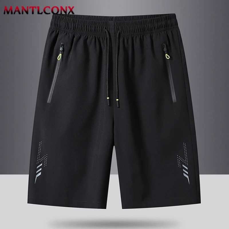 Summer mens sports shorts cool sportswear running shorts casual bottom gym fitness training jogging shorts mens black gray W241010