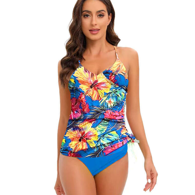 Quick Drying New Tight Split Sexy Backless Solid Color Beach Bikini Swimsuit