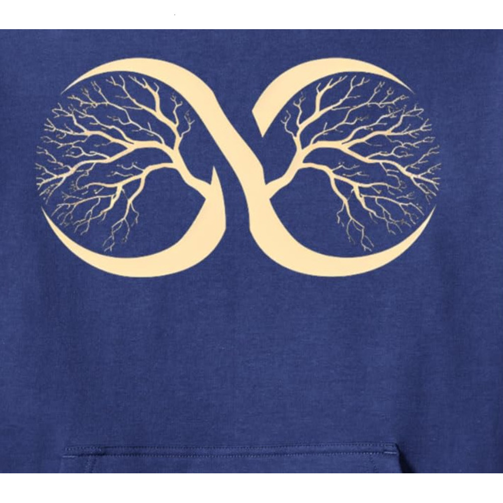 Hoodie for Mens Womens Infinity Tree of Life Symbol Natural Roots Artwork Pullover Hoodie Graphic Hoodies sweatshirt Pullover Long Sleeve