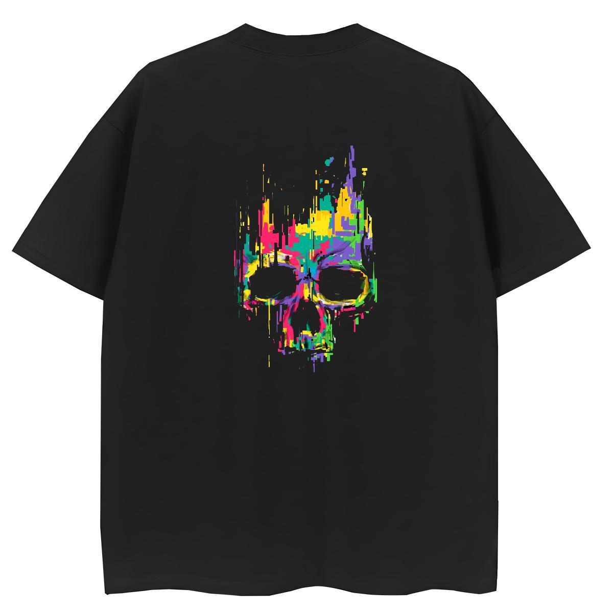 Stylist Women T Shirts 100% Cotton 230g Round Neck Short Sleeve Street skull Tshirt for Man Woman Wholesale Customized Clothes Shirt