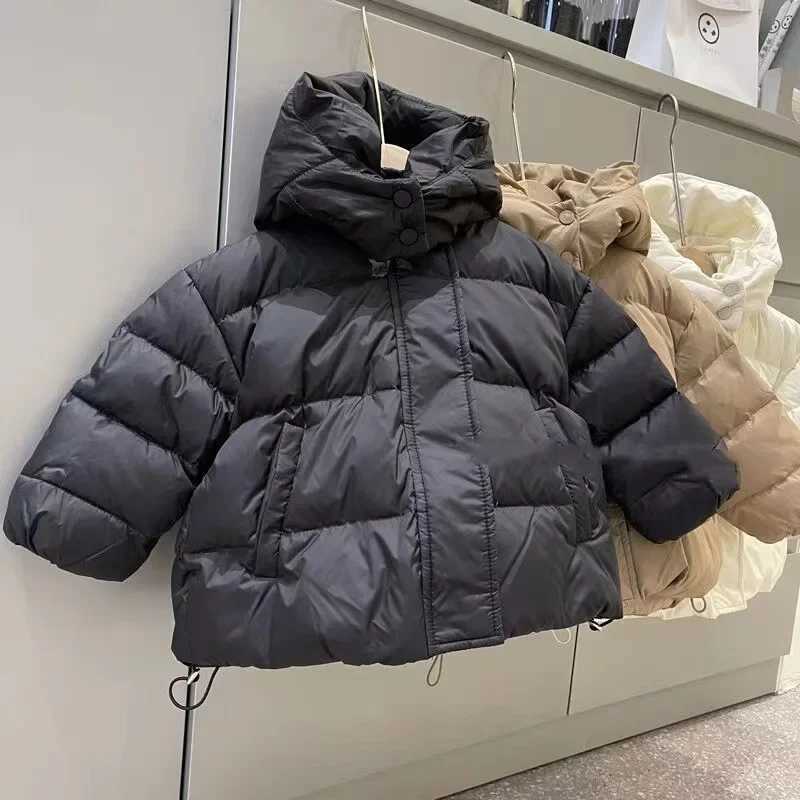 Down Coat Childrens Korean cotton Parkas childrens padded jacket boys winter warm thick girls H241010