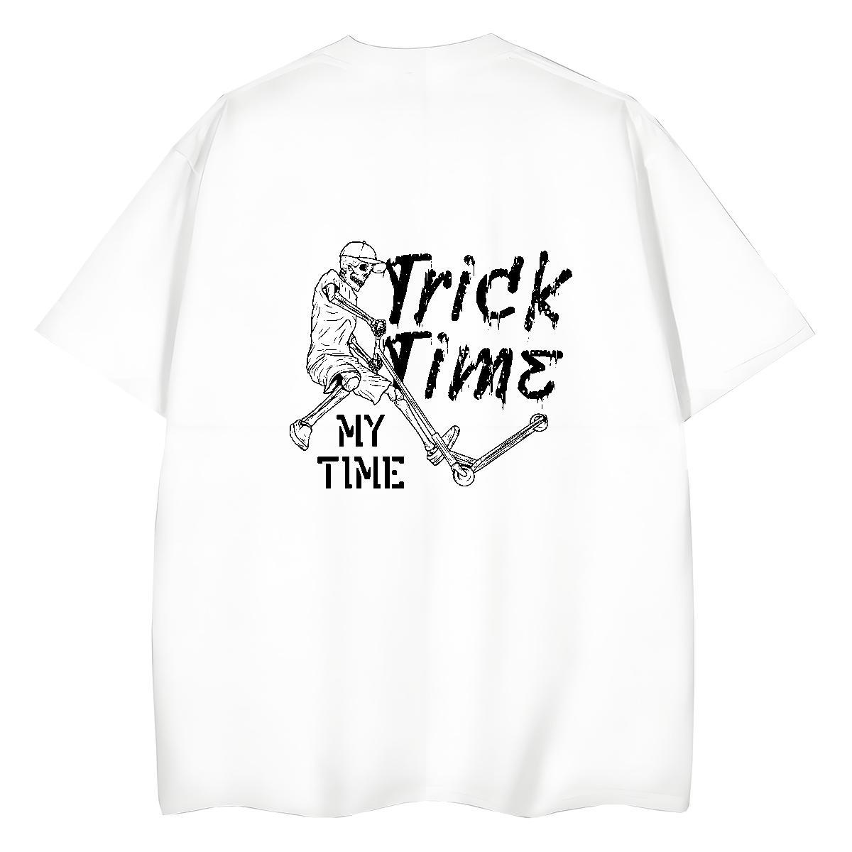 Stylist Women T Shirts 230g Pure Cotton Crew Neck Sport skull Women Tees Designer Nice Oversized Wear
