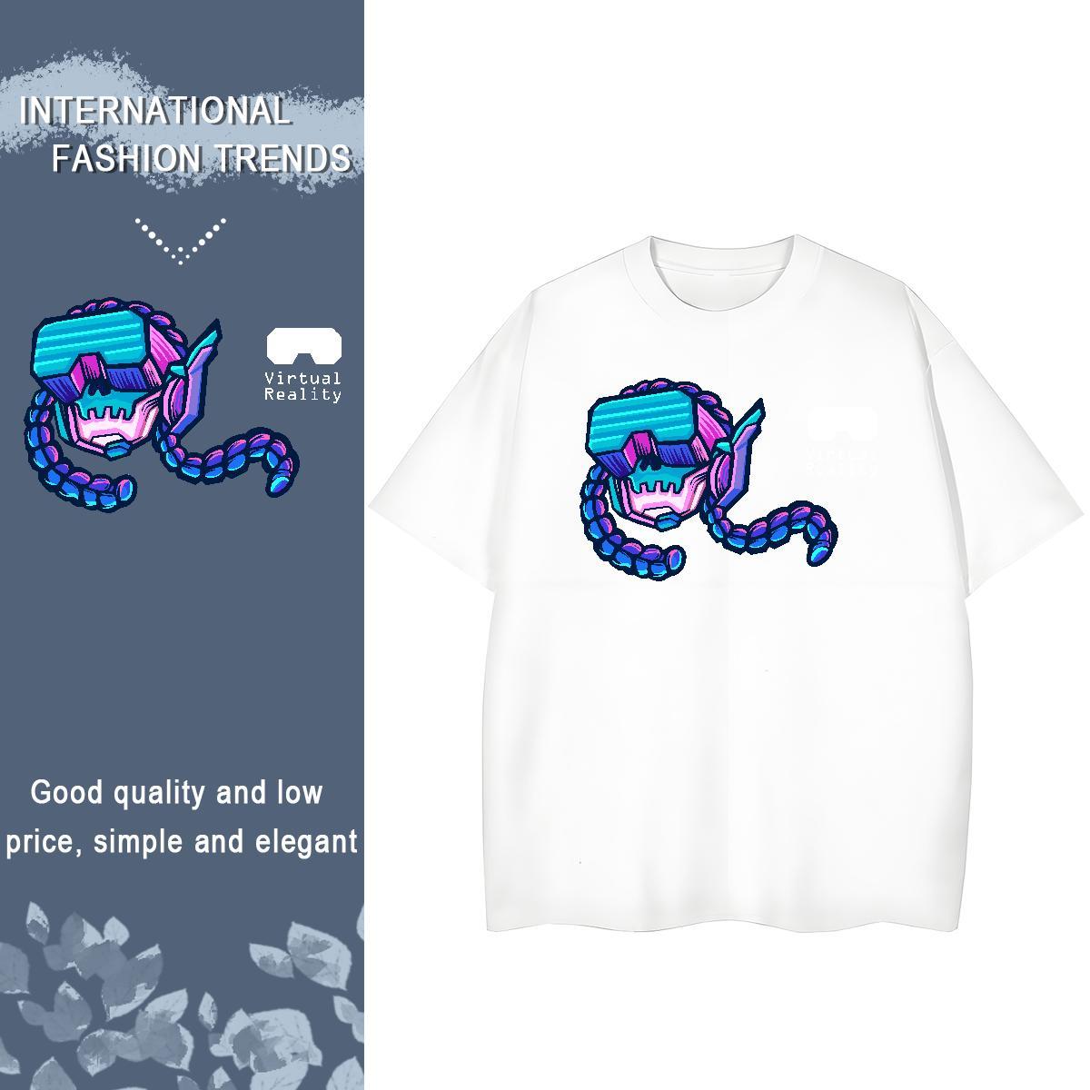 Brand Womens T Shirts 230g 100% Cotton Comfortable Home Outdoor skull Tshirt for Man Woman Designer Nice Graphic Clothes