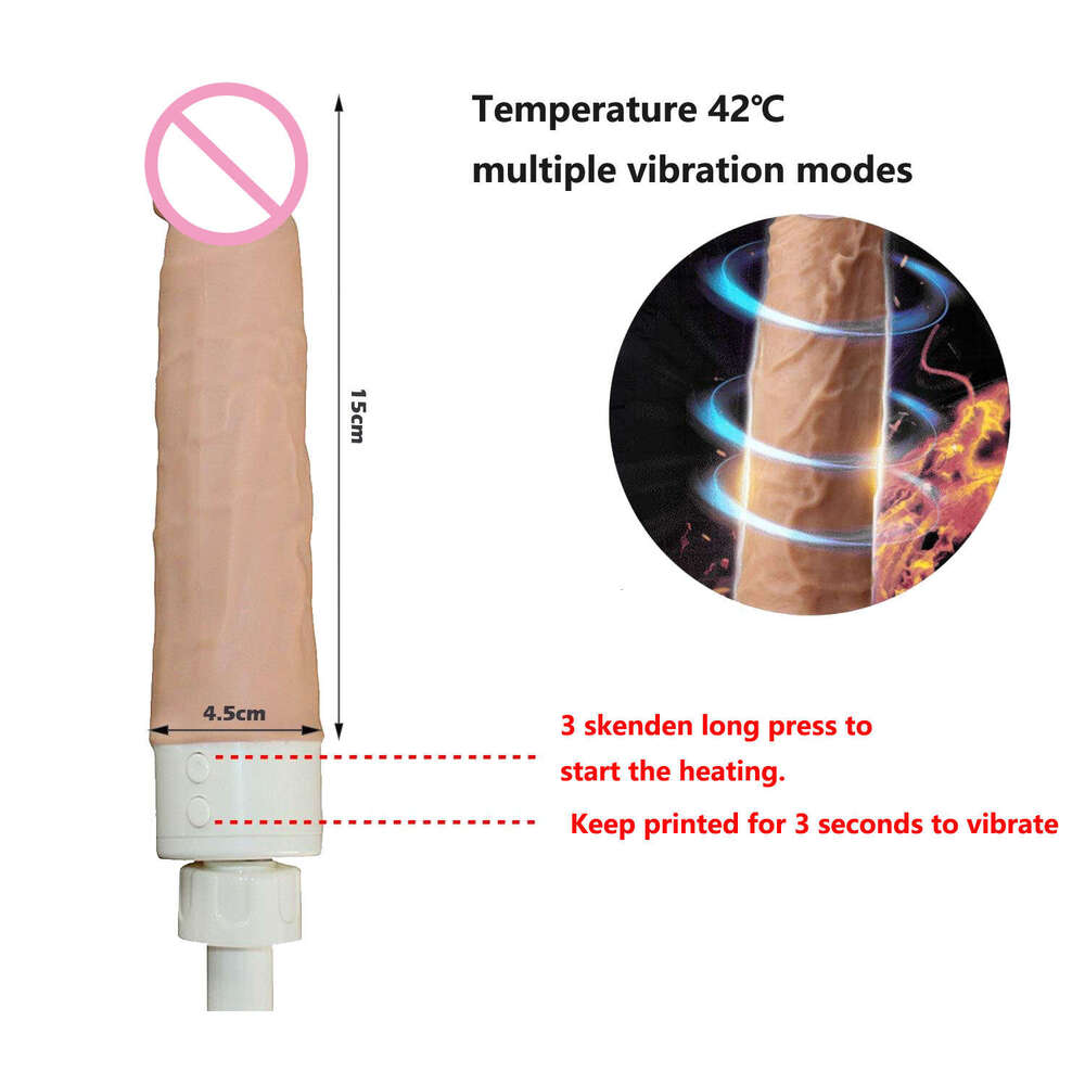 Heating Sex Machine Gun Automatic Thrust Love Machine Adjust Masturbation Machine for Women Men Sex Toy with 3XLR Attachments