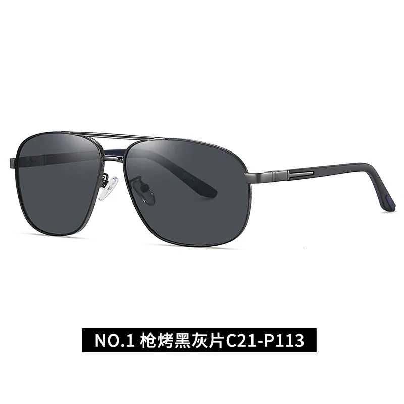 Mens polarized sunglasses metal frame driving travel vacation leisure UV protection sunglasses 241007