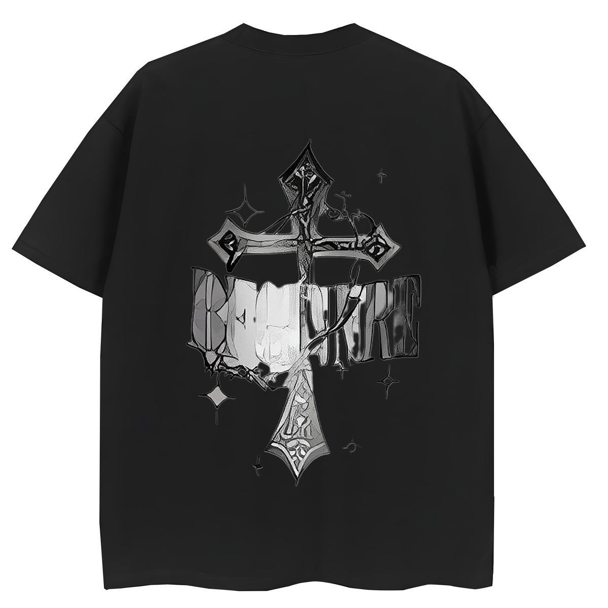 TOP Quality Woman T Shirts 230g Pure Cotton Breathable Crew Neck Spring Summer Religion Woman Tshirt Lady Cartoon Anime Polos