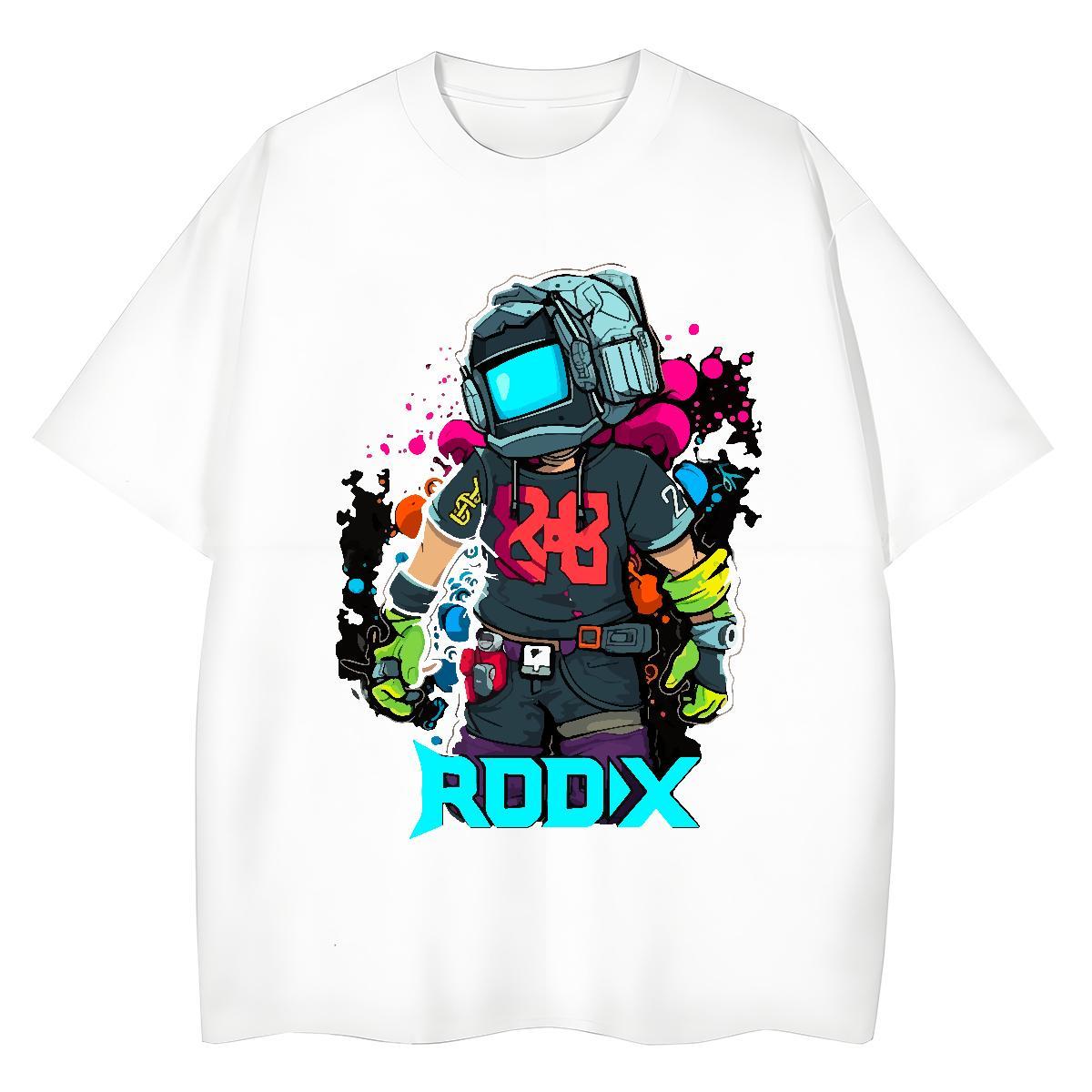 2024 Designer T Shirt For Woman 230g Pure Cotton Comfortable Spring Summer robot Women Tshirts High quality Graphic Tops Tees