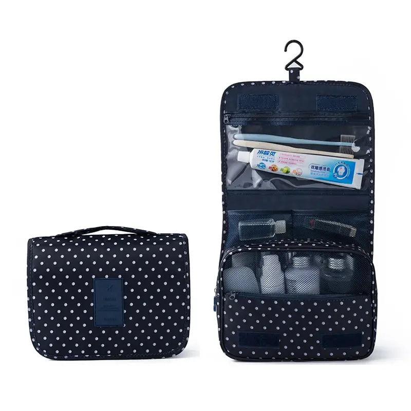 Makeup bag womens travel bag waterproof toilet beauty organizer womens bathroom Necester makeup storage bag with hooks 241008