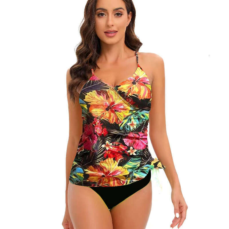 Quick Drying New Tight Split Sexy Backless Solid Color Beach Bikini Swimsuit