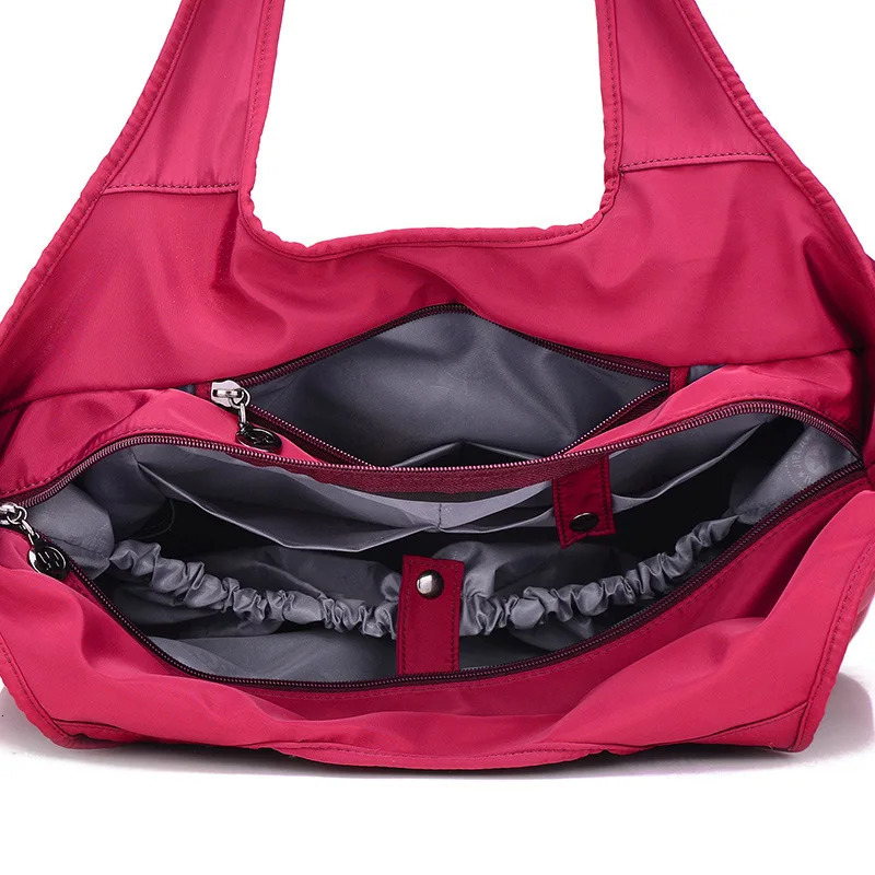 large bag Oxford washing fashion fully matched casual mom cloth shoulder bag 241008