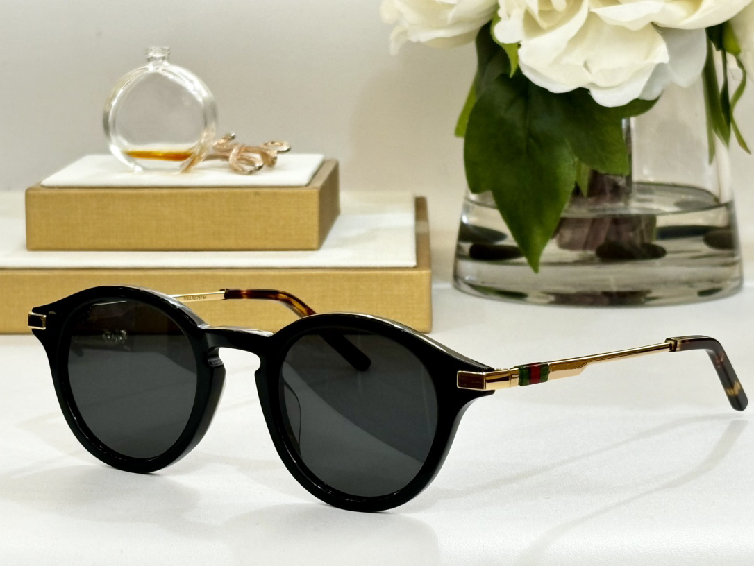 Popular Sunglasses For Men Women 1890 Fashion Summer Travel Avant-Garde Goggles Style Anti-Ultraviolet UV400 Round Acetate Full Frame Glasses Random Box